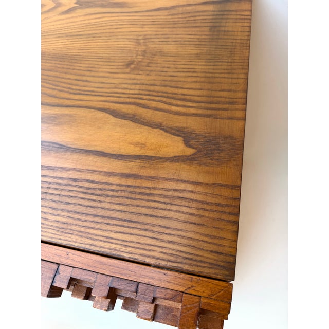 Contemporary Pair of Wood Marquetry Cube Bedside Tables. Italy For Sale - Image 13 of 17