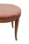1950s Regency Style Ottoman in Walnut With Curving Legs For Sale - Image 5 of 6