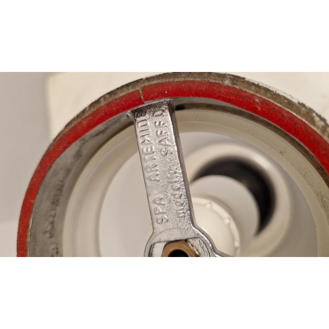 Saffo Table Lamp in Metal and Glass by Angelo Mangiarotti for Artemide, 1960s For Sale - Image 17 of 18