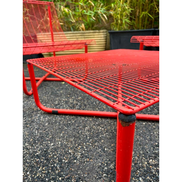 Ikea Jarpen Garden Longe Chairs and Table by Niels Gammelgaard for Ikea, 1980s, Set of 5 For Sale - Image 4 of 10