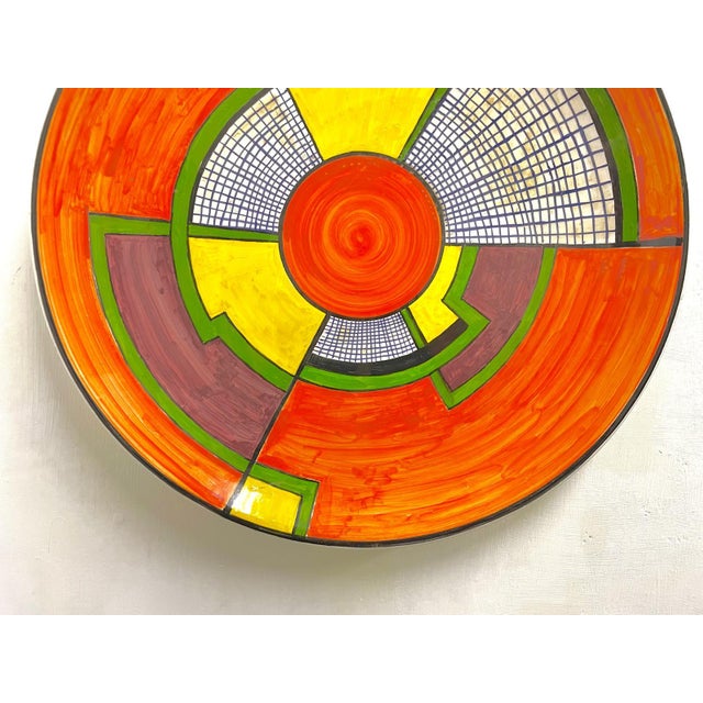 Vintage Ceramic Plate, 1980s For Sale - Image 6 of 7