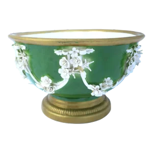 Italian Porcelain Urn Bowl Neoclassical Style by Mottahedeh, 20th Century