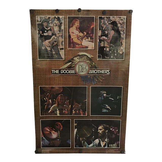 1977 Doobie Brother’s Concert Tour Poster For Sale