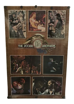 Vintage 1977 Doobie Brother’s Concert Tour Poster