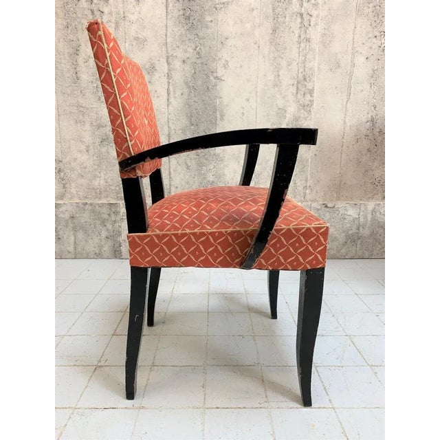 The arm shape on this unique pair of bridge chairs are really fabulous. These classic bridge chairs make wonderful office...