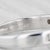 1.83ctw Black White Diamond Ring 14k White Gold Size 7 Engagement For Sale - Image 4 of 8