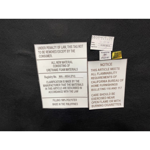 Lexington Tommy Bahama Landara Collection Chair Pair, Rattan Dining Chair, Host Chairs For Sale - Image 12 of 12