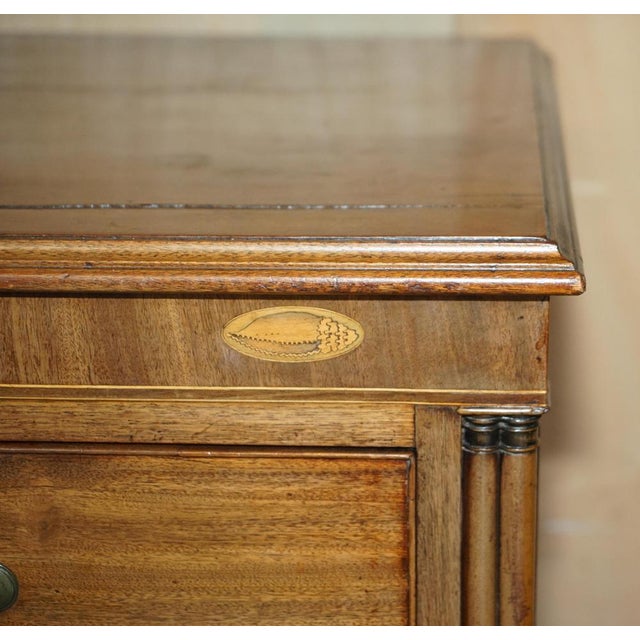 Large Sheraton Revival Chippendale Hardwood Chest of Drawers, 1860s For Sale - Image 4 of 18