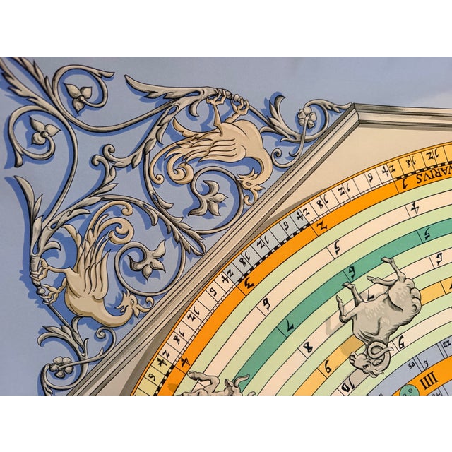 Illustration Hermès Dies Et Hore Silk Scarf 2008 Designed by Françoise Faconnet For Sale - Image 3 of 4