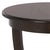 Spritely Home Mary Pedestal Table in Dark Chocolate For Sale - Image 4 of 8