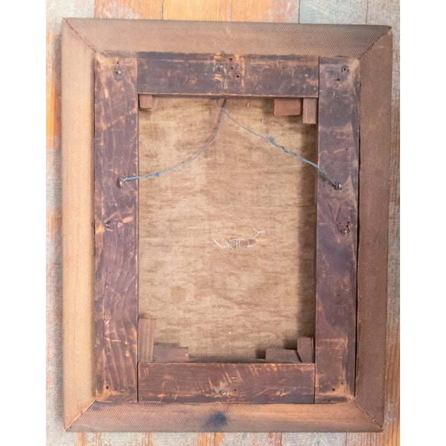 19th Century Pair of Portraits of Husband and Wife "Marital Bliss" For Sale - Image 17 of 18