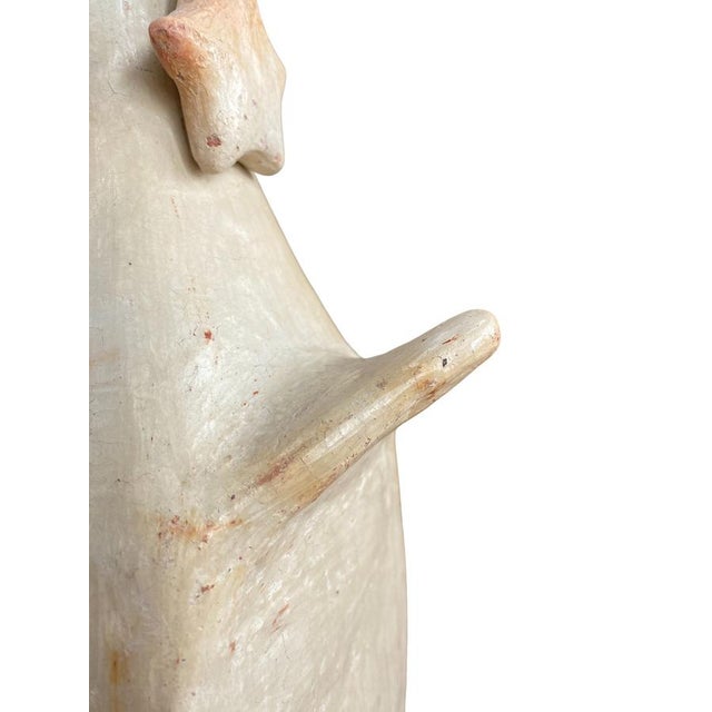 Mid-Century Modern Mid-Century Modern Terracotta Anthropomorphic Female Sculpture For Sale - Image 3 of 14