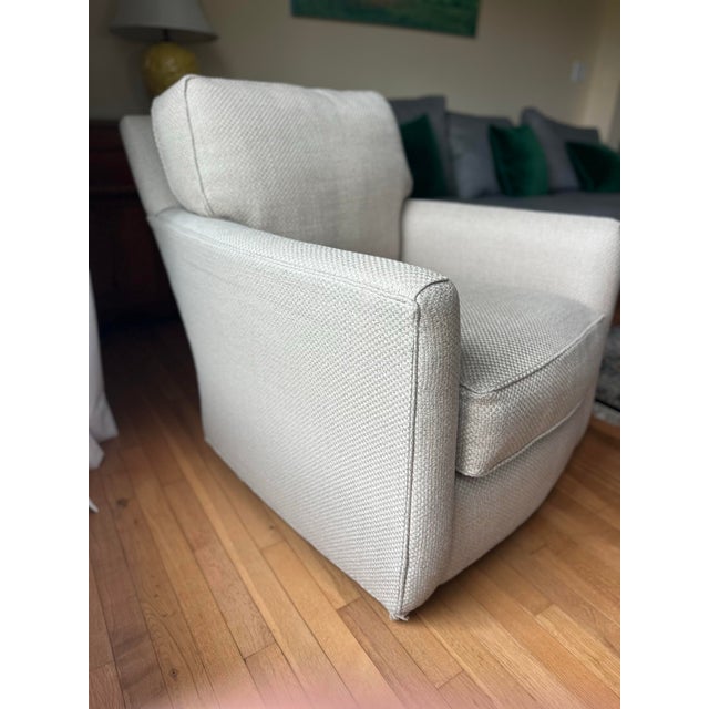 Contemporary Lee Industries Swivel-Arm Chair, Style Number 3121-01sw For Sale - Image 3 of 12