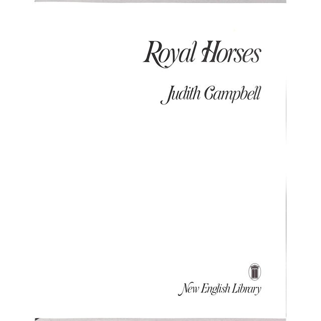 Traditional "Royal Horses" 1983 Campbell, Judith For Sale - Image 3 of 10