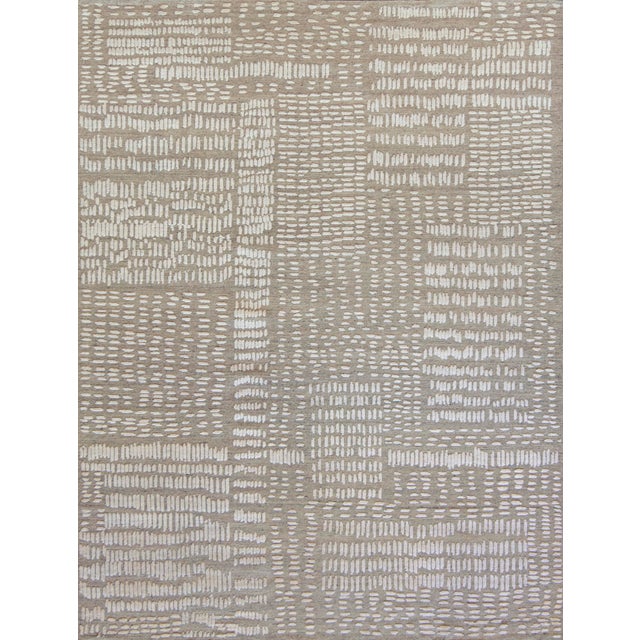 Mansour Modern Handwoven Moroccan Inspired Wool Rug Chairish