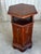 20th Century Hexagonal Side Table in Mahogany Wood, 1950s For Sale - Image 6 of 18