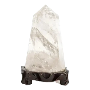 Natural Rock Crystal Tower Obelisk