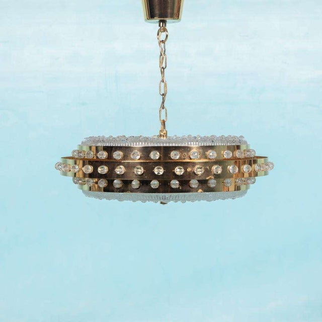 Impressive eye-catcher of a hanging lamp, it immediately brings atmosphere to any room. Bought by us at an auction in...