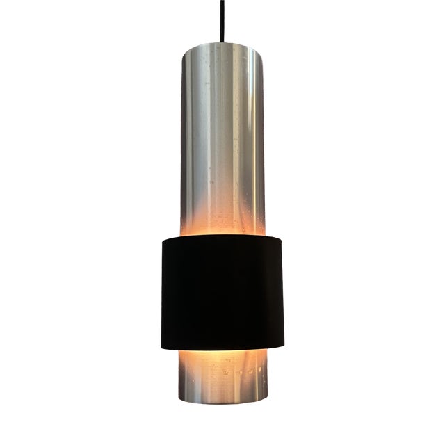 Vintage Danish Zenith Metal Lamps from Fog & Mørup, 1967, Set of 2 For Sale