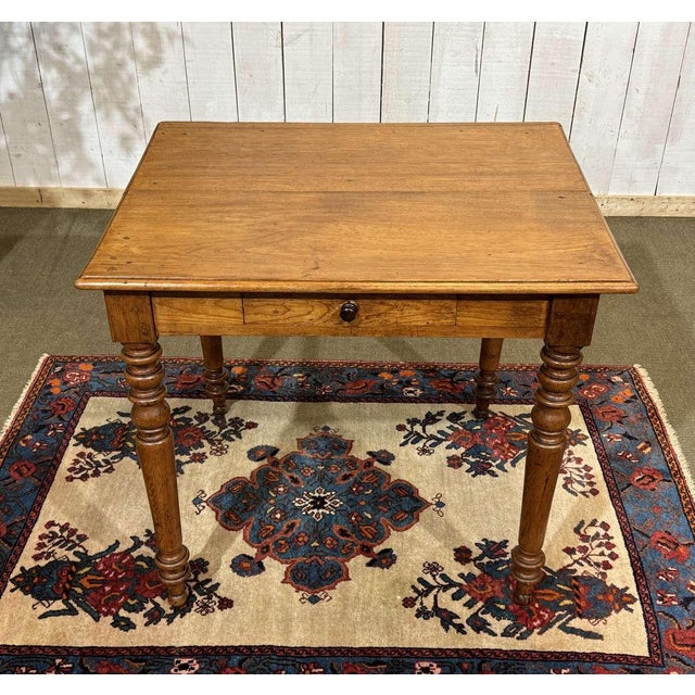 Antique Desk in Fir and Poplar, 1900s For Sale - Image 3 of 13