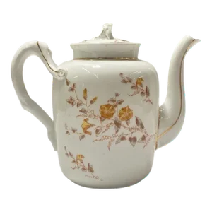 1910's Carlsbad Gutherz Floral Blossom Pattern Tea or Coffee Pot