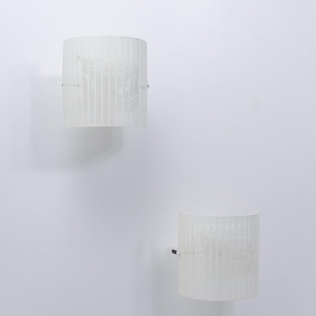 Postmodern Shogun Wall Lamps by Mario Botta for Artemide, 1980s, Set of 2 For Sale - Image 3 of 12