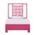 Finn Platform Bed Twin - Pink For Sale - Image 12 of 12