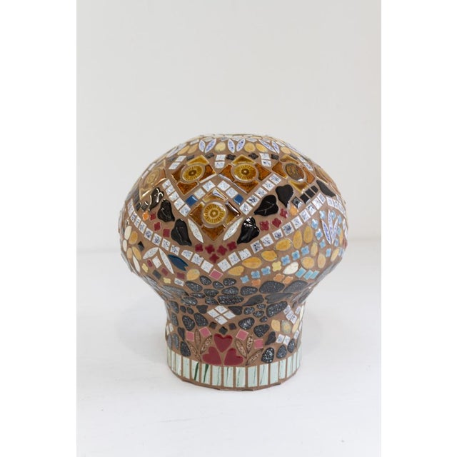 Swedish Folk Art Mosaic Mushroom Piggy Bank, 1970s For Sale - Image 14 of 16