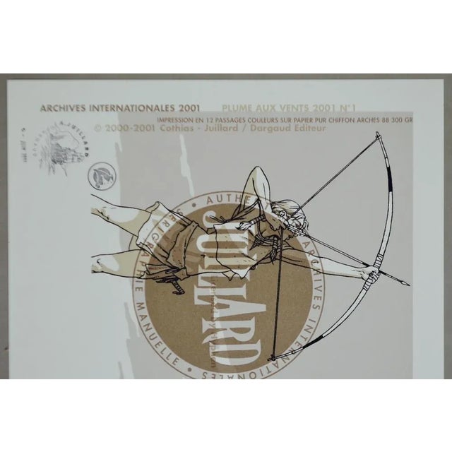 André Juillard, Plume aux vents, 2001, Serigraph For Sale - Image 16 of 18