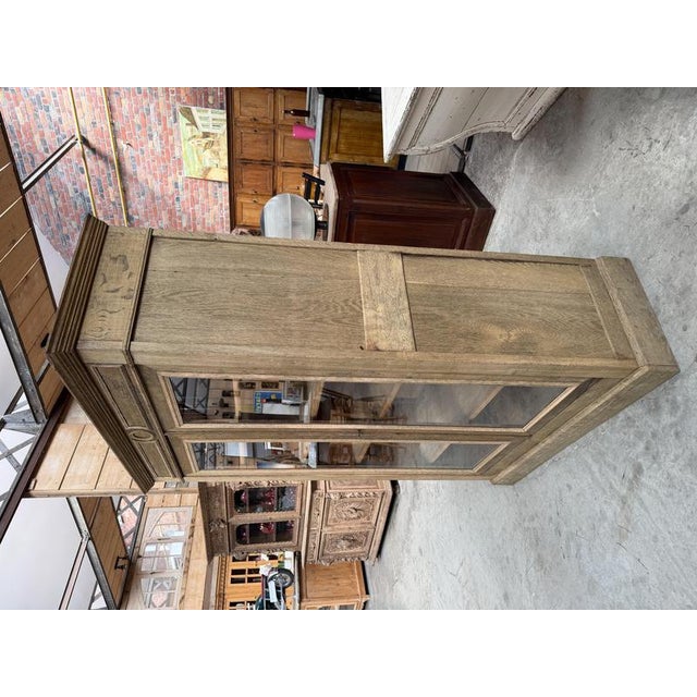 Late 19th Century Oak Display Cabinet For Sale - Image 6 of 13