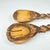 Early 20th Century Early 20th Century Maasai Olivewood Serving Spoon and Fork Set Kenya For Sale - Image 5 of 6