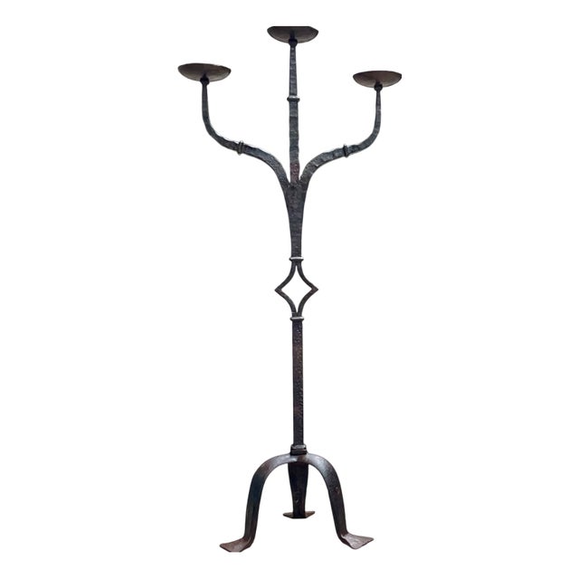 French Metal Candelabra, 1930s For Sale