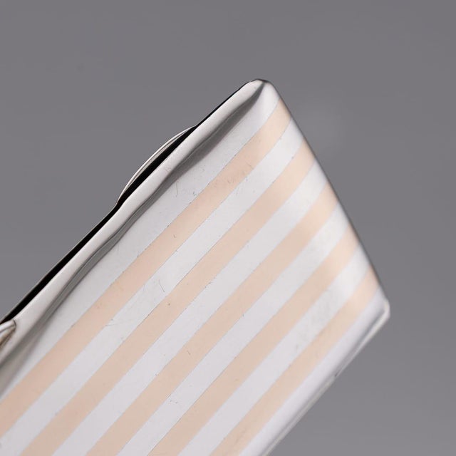 Antique 20th Century English Silver & Gold Business Card Case, Chester, 1911 For Sale - Image 11 of 13