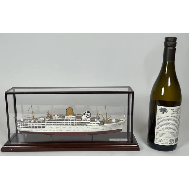 Model of the SS Steam Ship Iberia For Sale In Boston - Image 6 of 12