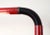 Late 20th Century Late 20th Century Vintage Modern Red Plastic Gooseneck Fluorescent Desk Lamp For Sale - Image 5 of 12