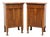 Italian Empire Bedside Tables in Walnut, Set of 2 For Sale