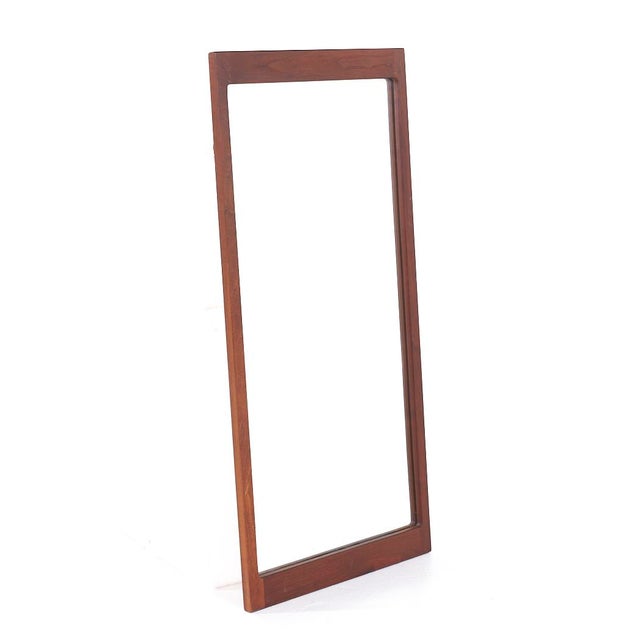Founders Mid Century Walnut Mirror This mirror measures: 21.5 wide x 1 deep x 46.5 inches high ABOUT PHOTOS: We take our...