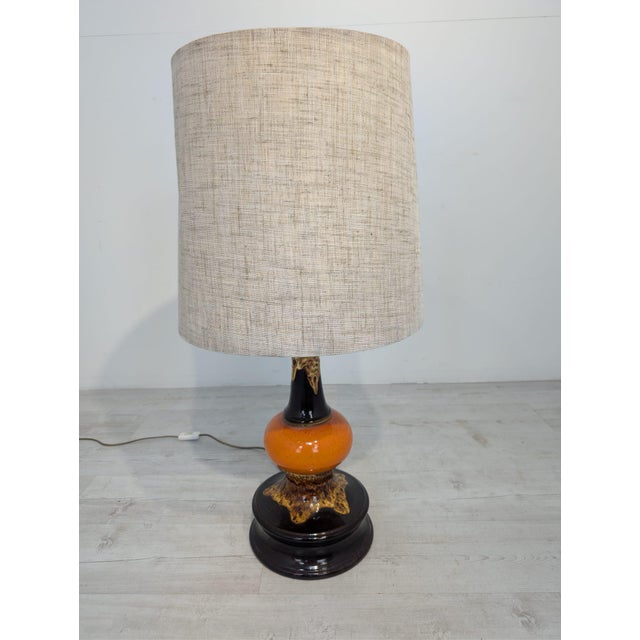 Fat Lava Ceramic Table Lamp, 1970s For Sale - Image 12 of 12