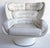 Joe Colombo Elda Swivel Chair, Fratelli Longhi, White Leather, Fiberglass Shell Offered for sale is an Elda Chair,...