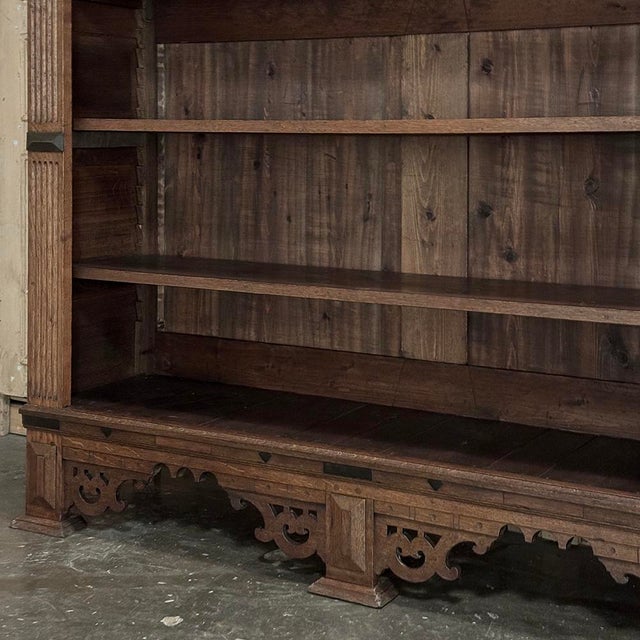 19th Century Dutch Renaissance Open Bookcase For Sale - Image 16 of 17