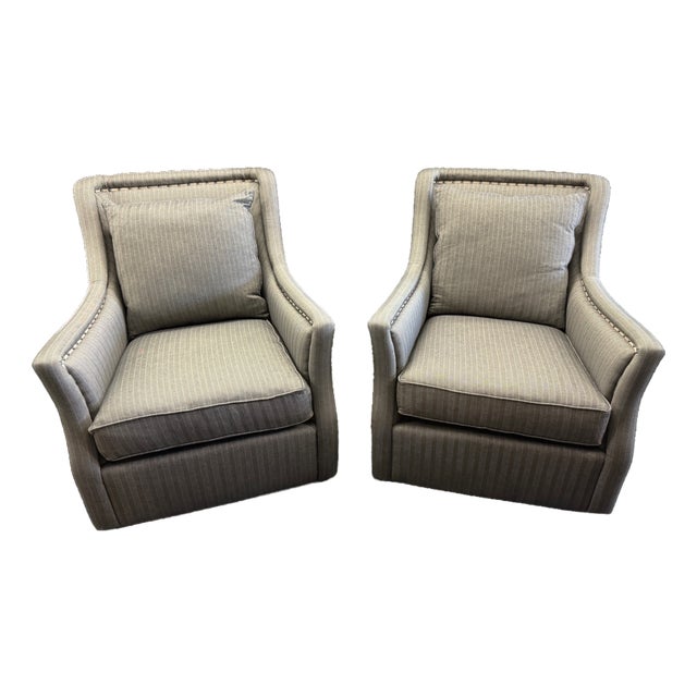 C R Laine Marcoux Swivel Chair - A Pair For Sale