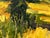 Impasto Oil Painting of Oak Tree in Yellow Corn Field in the English Countryside For Sale - Image 10 of 12