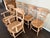 French Provincial French Provincial Style Dining Chairs With Woven Seats — Set of Six For Sale - Image 3 of 8