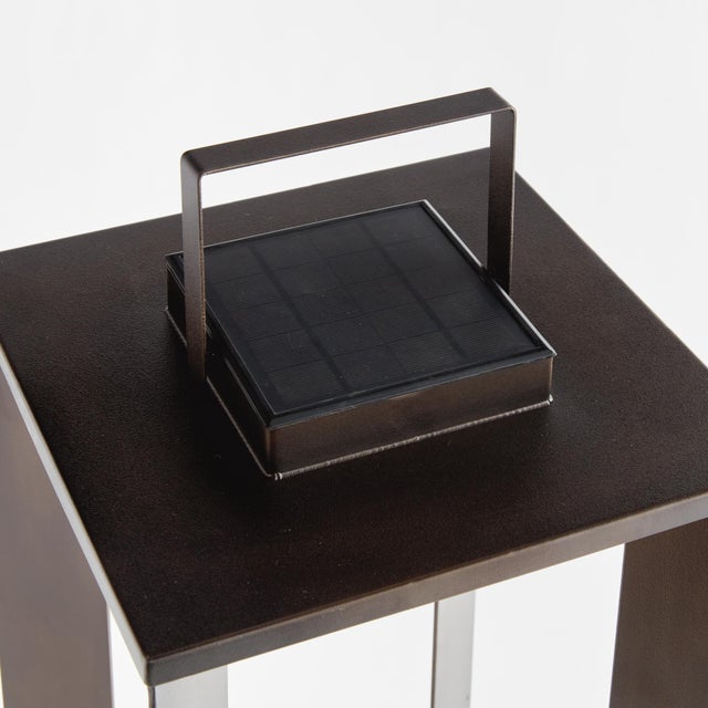 Illuminate the evening with the energy of the sun. The Hanley Solar LED Lantern is a contemporary lantern designed with a...