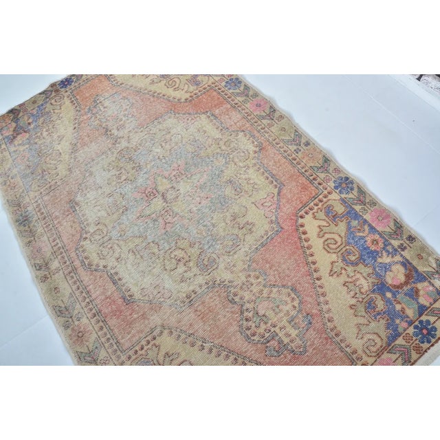 Multicolour Vintage Anatolian Carpet For Sale - Image 10 of 10