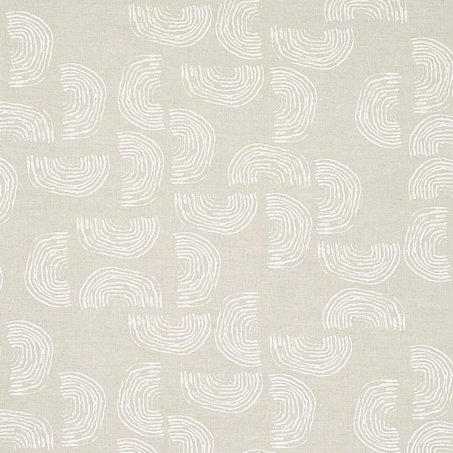 Schumacher Schumacher X Caroline Z Hurley Quansoo Fabric in Ivory For Sale - Image 4 of 4