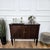 Very elegant Italian Art Deco Mid-Century Modern drinks dry bar cabinet in beautiful veneer walnut briar burl wood, two...
