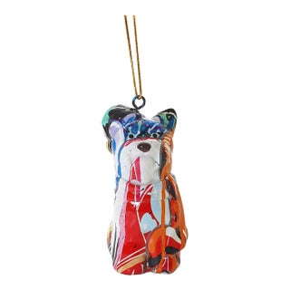 Interior Illusions Plus Yorkshire Terrier Holiday Dog Ornament For Sale
