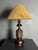 Large Brutalist Table Lamp in Wood and Cast Iron, 1960s For Sale - Image 18 of 18
