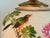 Mid 20th Century Pair of Chinese Famille Rose Chinoiserie Porcelain Handpainted Ginger Jar Table Lamps, Pink and Green Floral With Birds and Calligraphy For Sale - Image 5 of 18